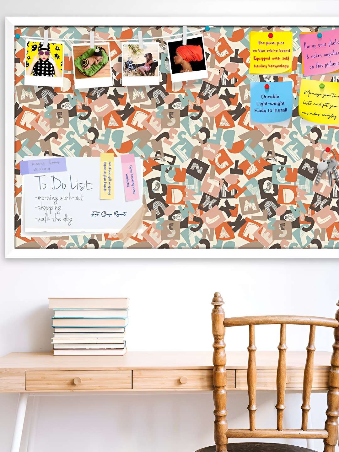 

ArtzFolio Wooden Notice Pin Board, Multi