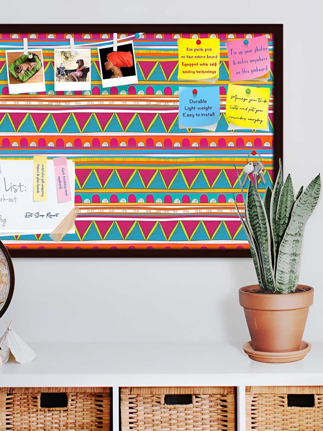 

ArtzFolio Wooden Notice Pin Board, Multi