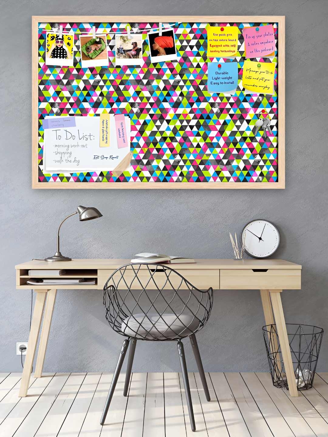 

ArtzFolio Wooden Notice Pin Board, Multi