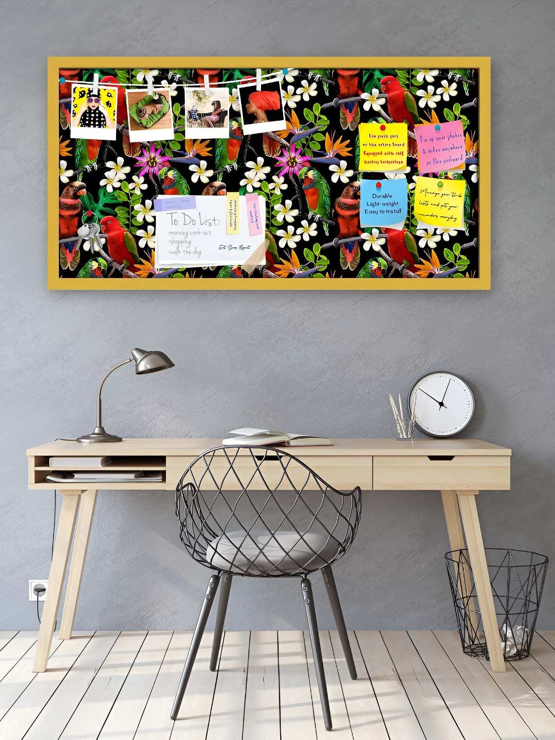 

ArtzFolio Wooden Notice Pin Board, Multi