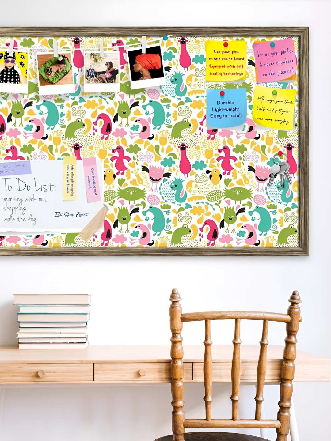 

ArtzFolio Wooden Notice Pin Board, Multi