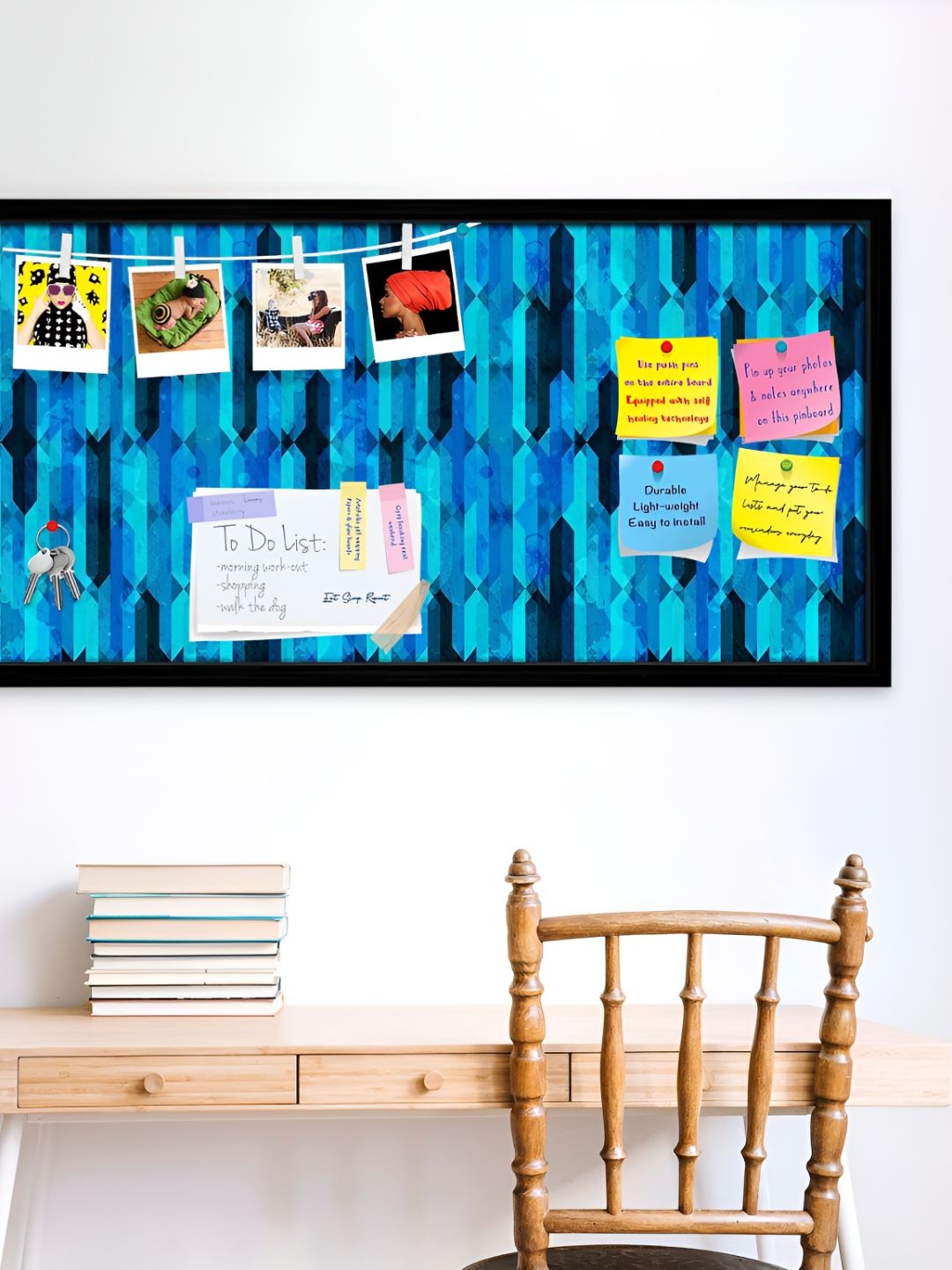 

ArtzFolio Wooden Notice Pin Board, Multi