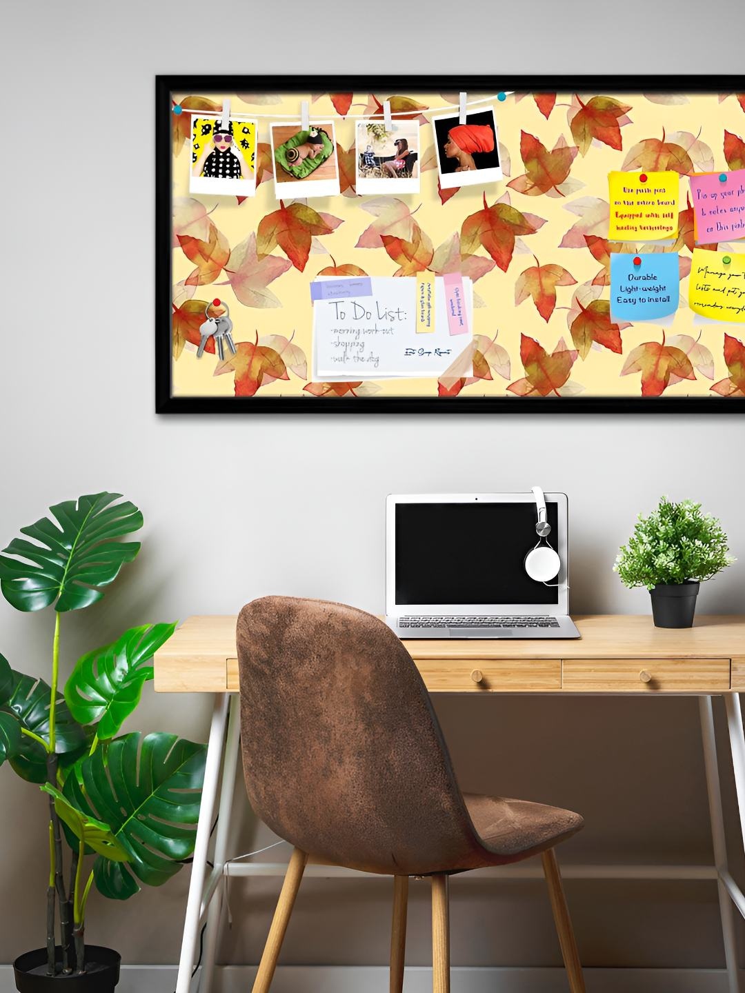 

ArtzFolio Wooden Notice Pin Board, Multi