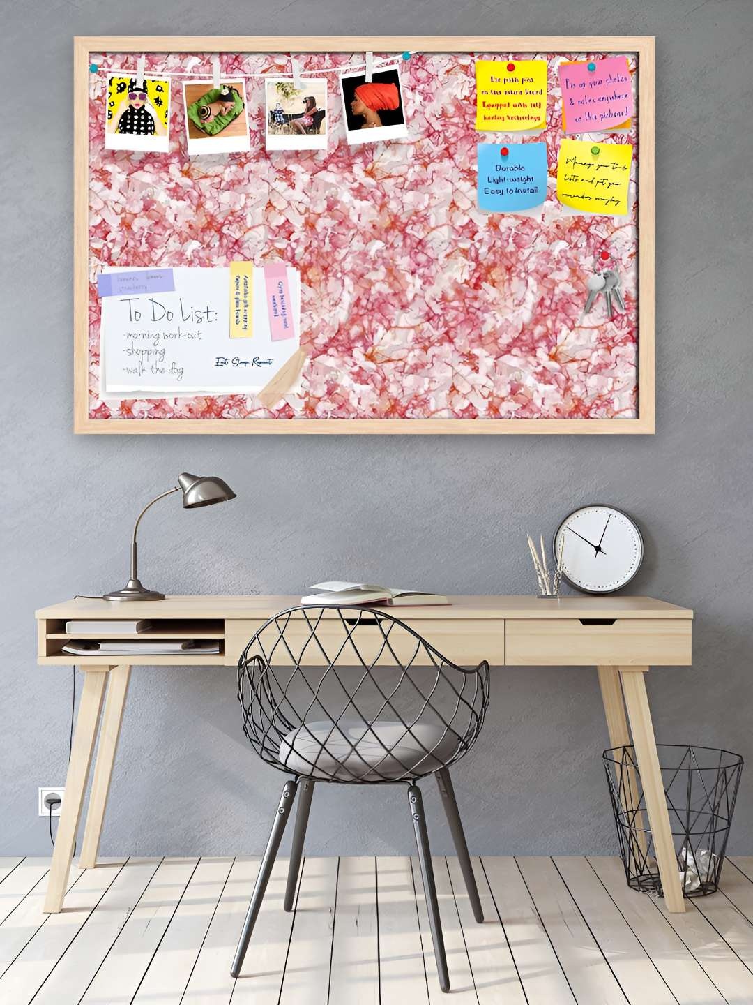 

ArtzFolio Wooden Notice Pin Board, Multi