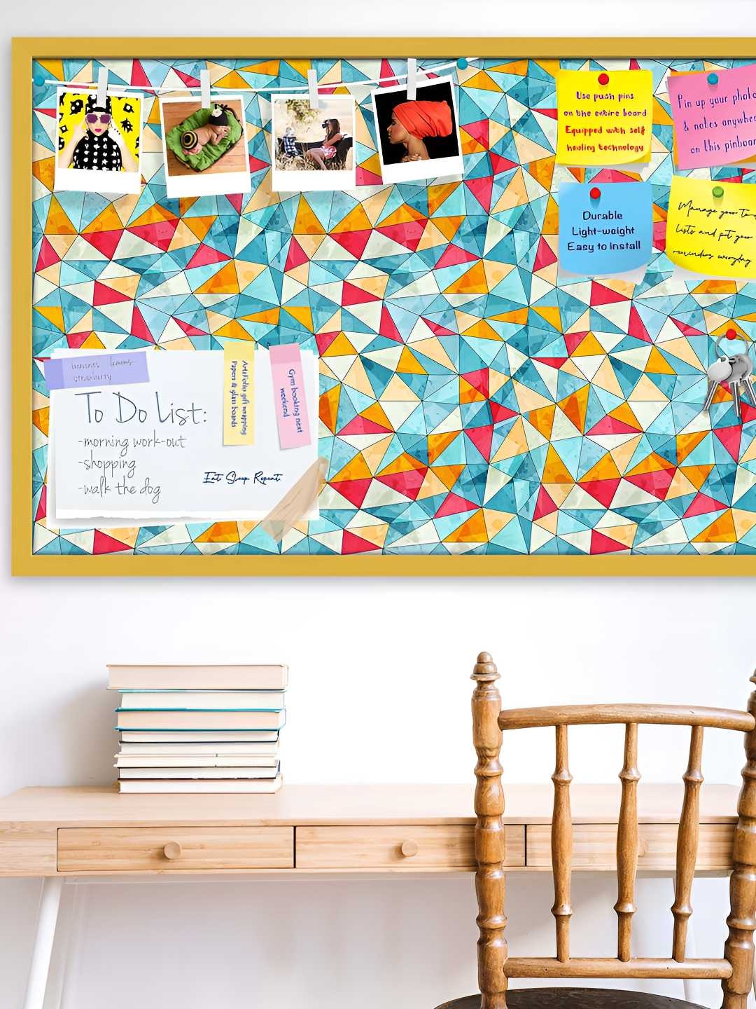 

ArtzFolio Wooden Notice Pin Board, Multi