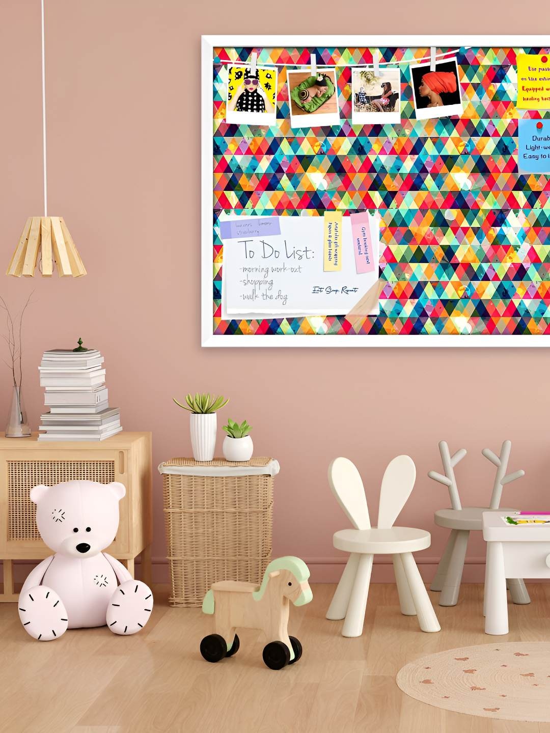 

ArtzFolio Wooden Notice Pin Board, Multi