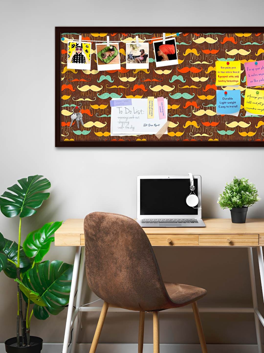 

ArtzFolio Wooden Notice Pin Board, Multi