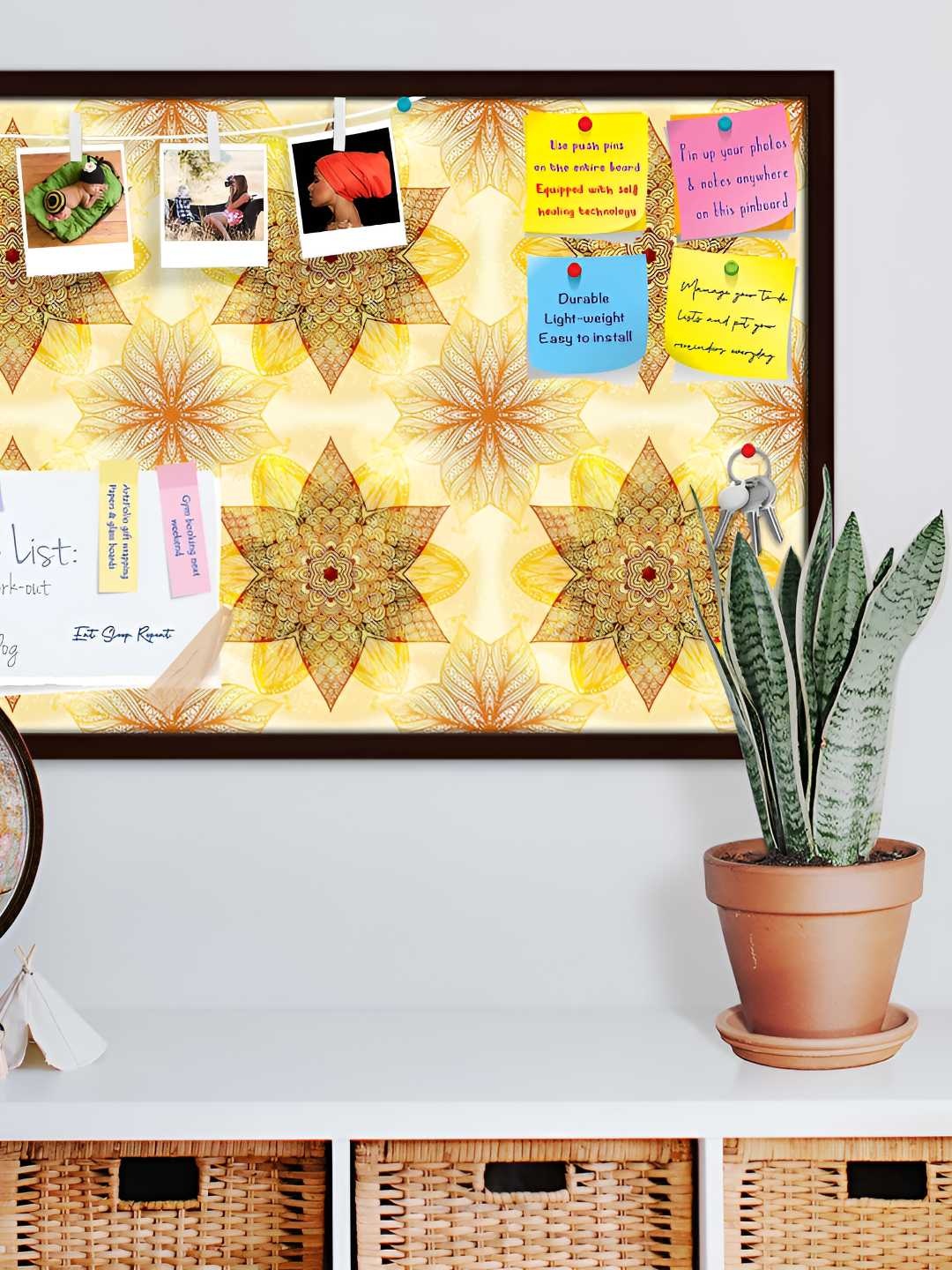 

ArtzFolio Wooden Notice Pin Board, Multi
