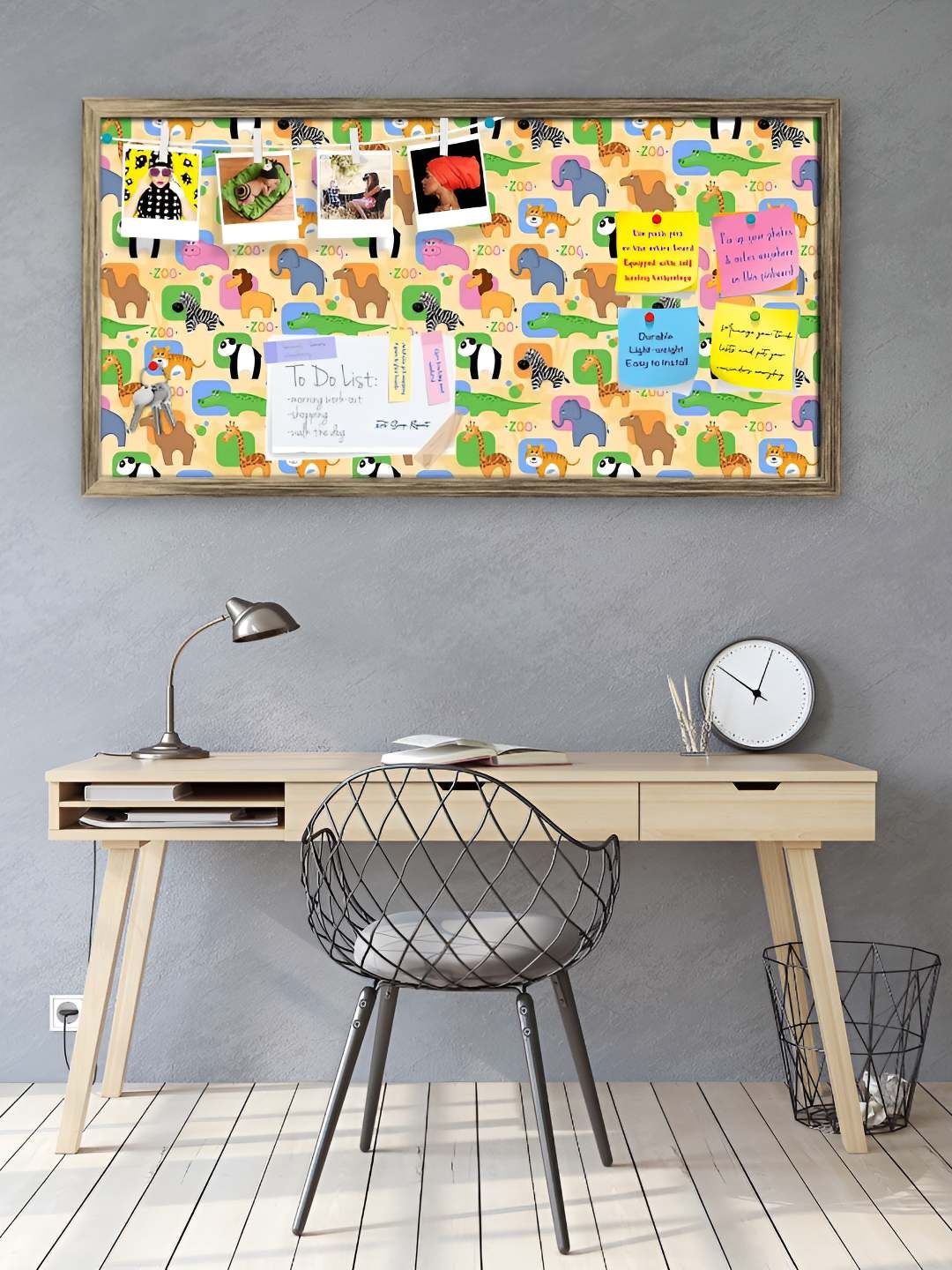 

ArtzFolio Wooden Notice Pin Board, Multi