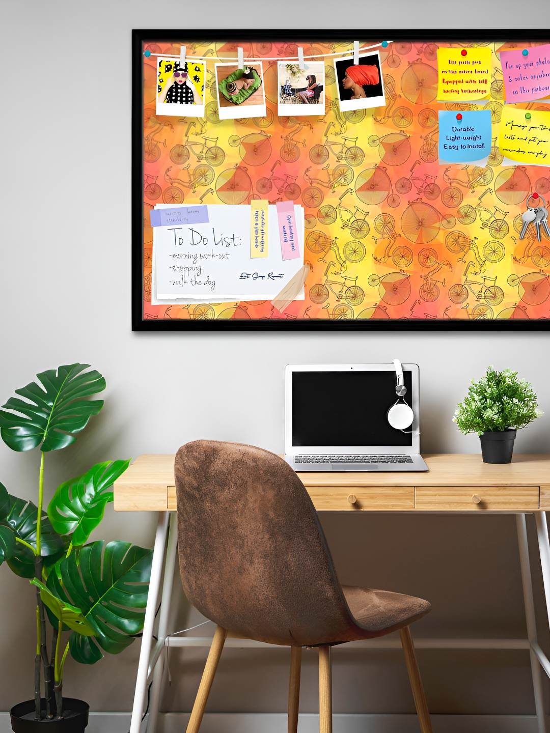 

ArtzFolio Wooden Notice Pin Board, Multi