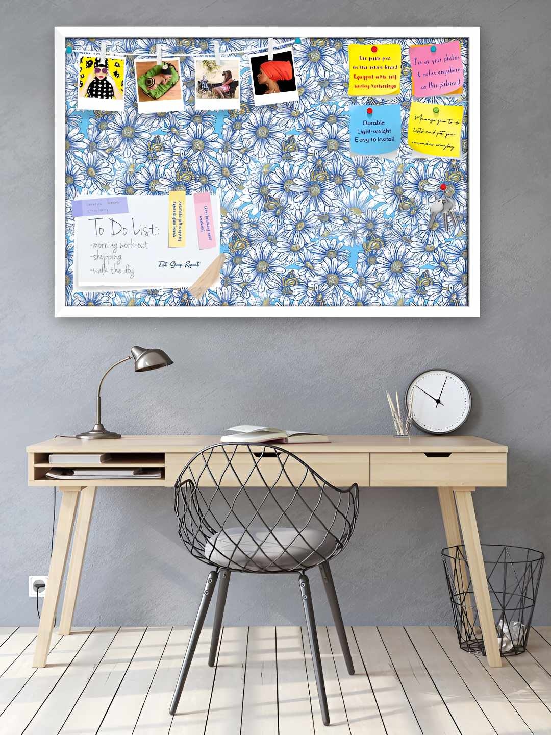 

ArtzFolio Wooden Notice Pin Board, Multi