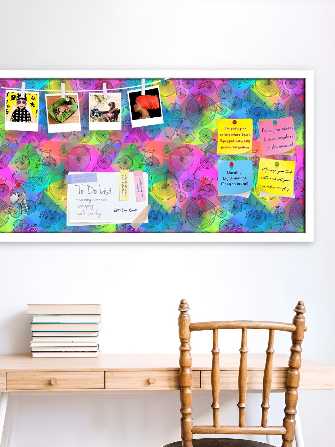 

ArtzFolio Wooden Notice Pin Board, Multi