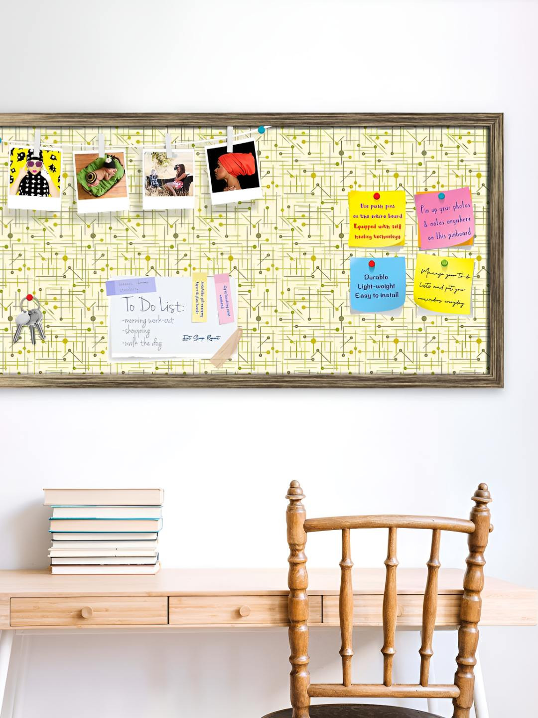 

ArtzFolio Wooden Notice Pin Board, Multi