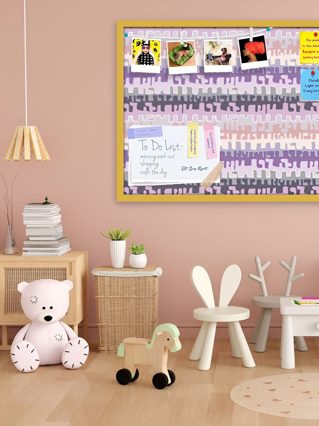 

ArtzFolio Wooden Notice Pin Board, Multi
