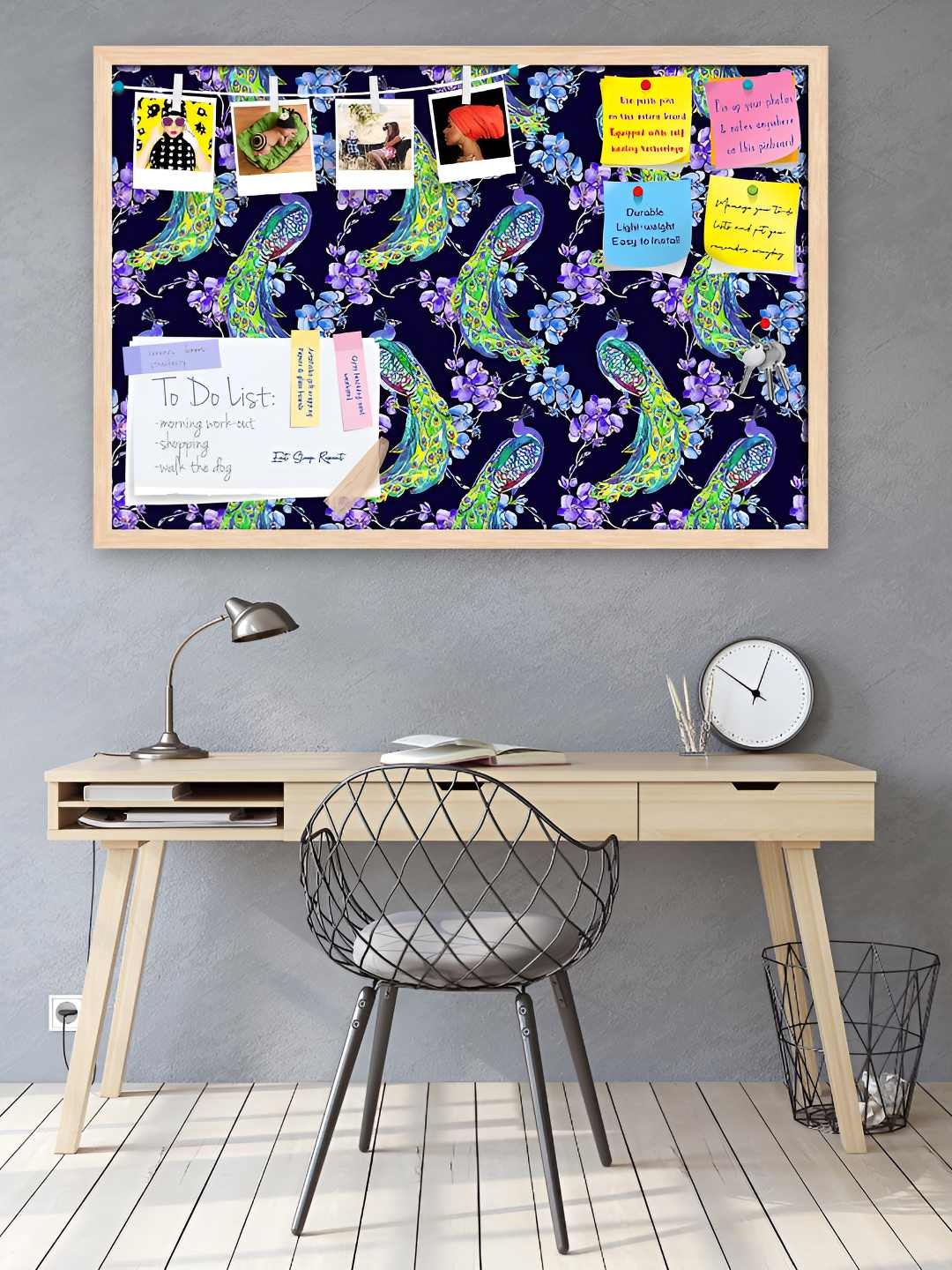 

ArtzFolio Wooden Notice Pin Board, Multi