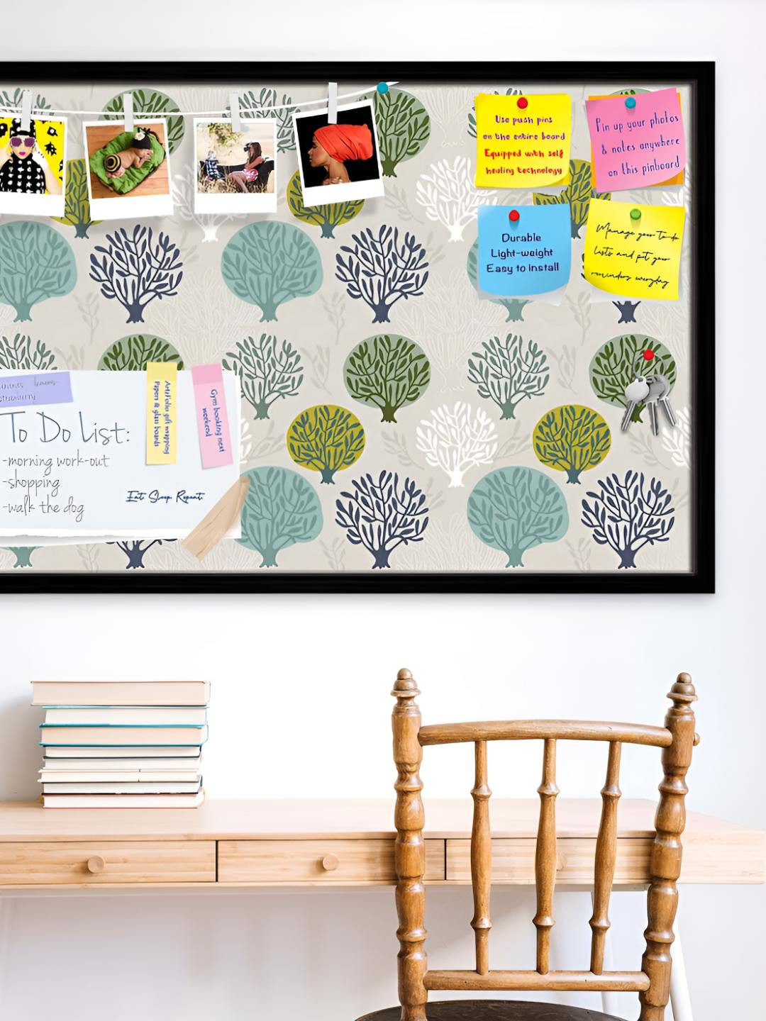 

ArtzFolio Wooden Notice Pin Board, Multi
