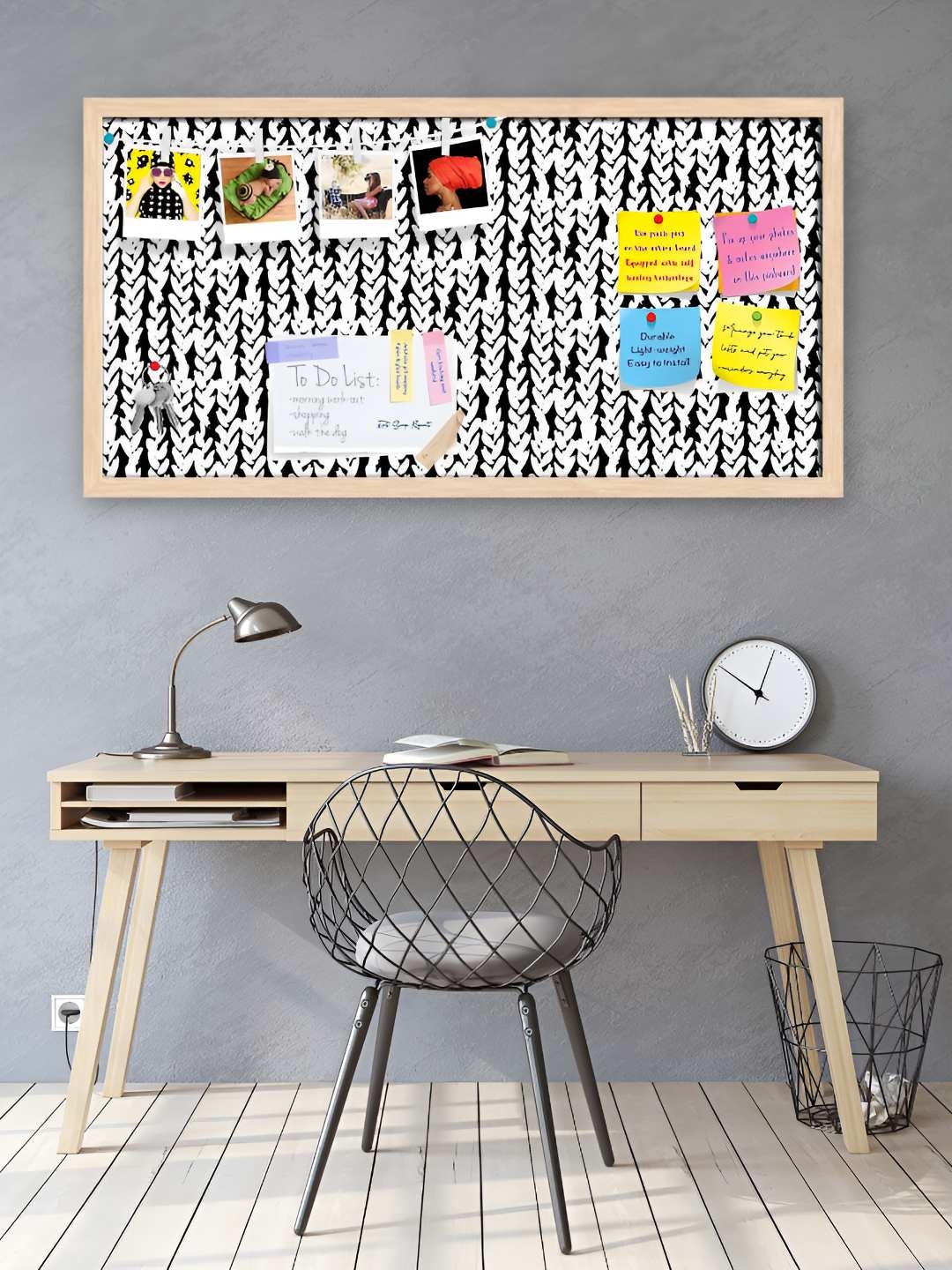 

ArtzFolio Wooden Notice Pin Board, Multi