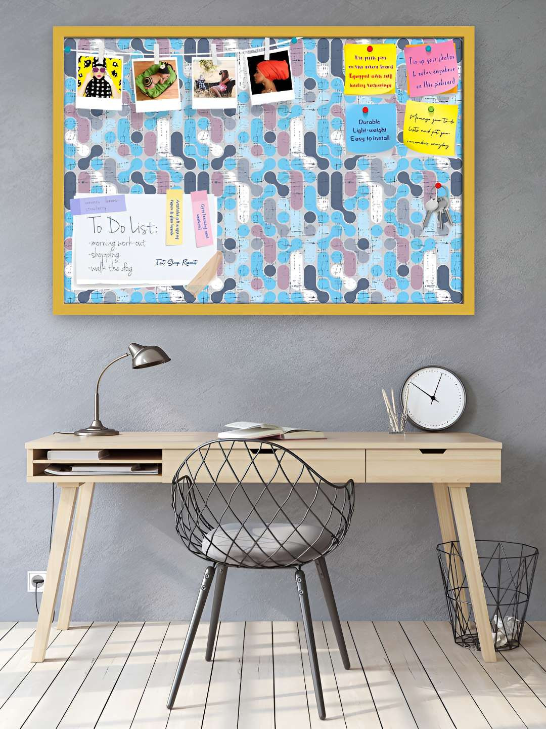 

ArtzFolio Wooden Notice Pin Board, Multi
