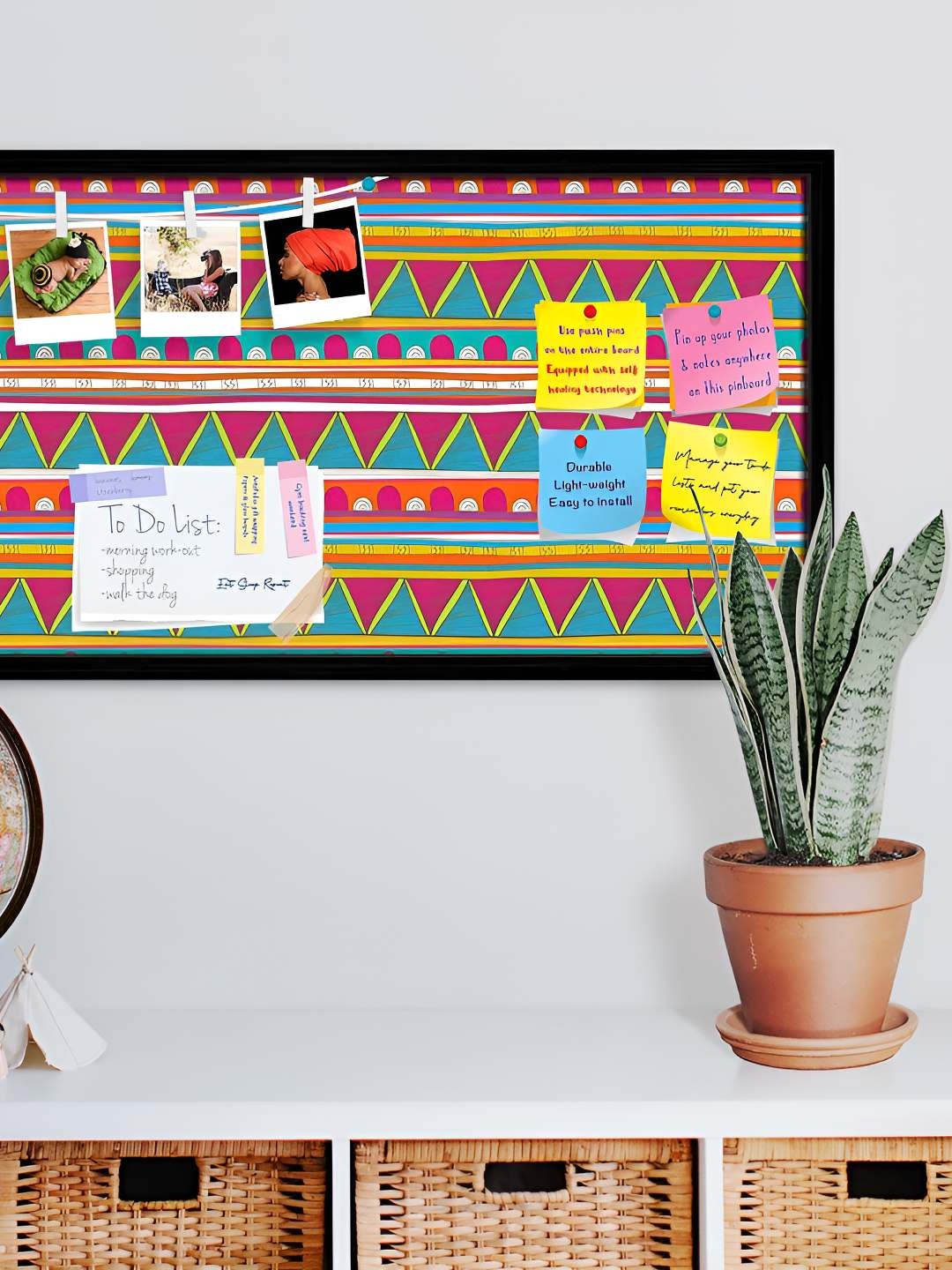 

ArtzFolio Wooden Notice Pin Board, Multi