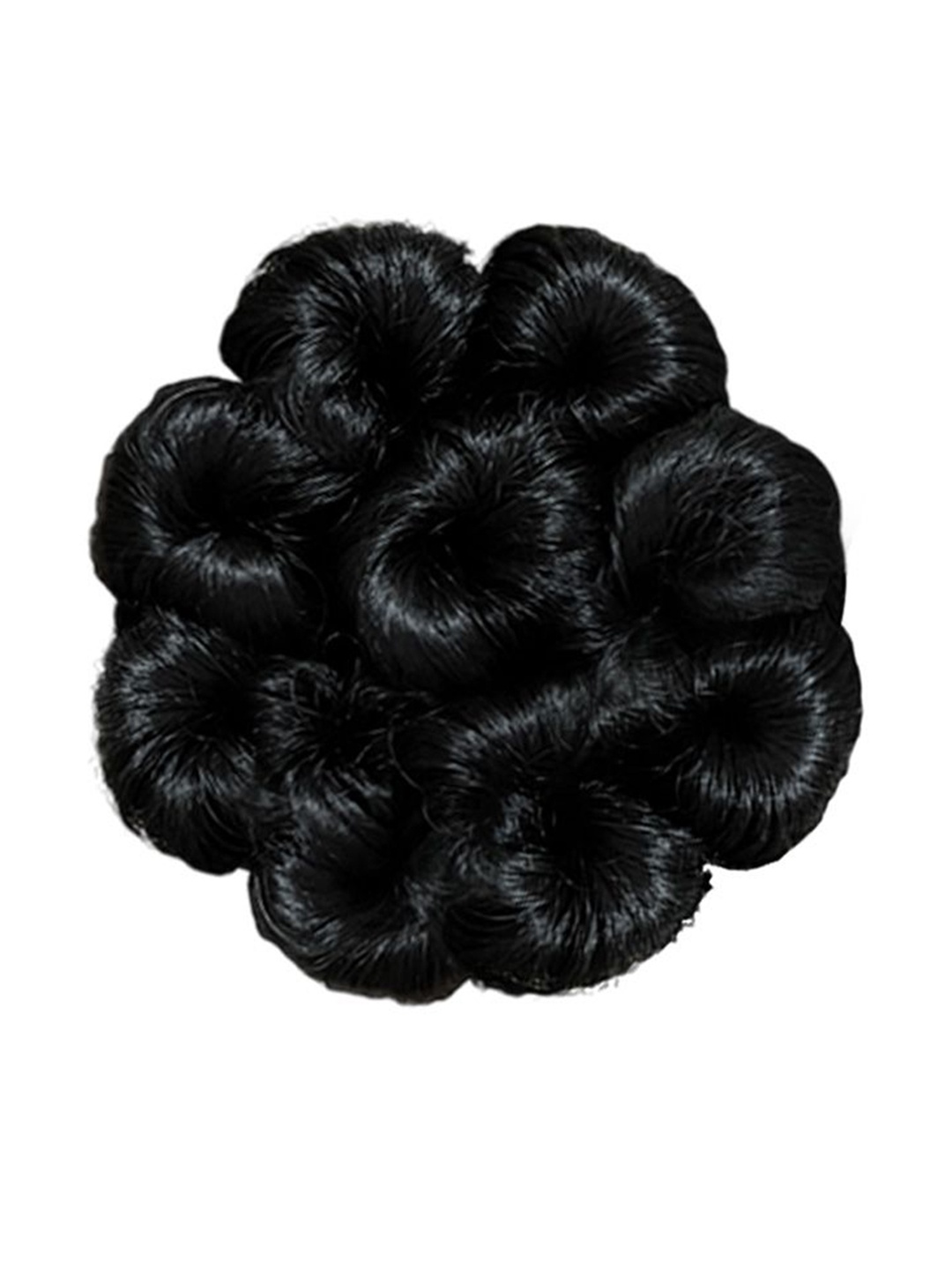 

D-Divine Clip-In Bun Synthetic Curly Hair Extension - Black