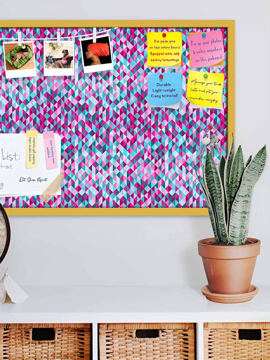 

ArtzFolio Wooden Notice Pin Board, Multi