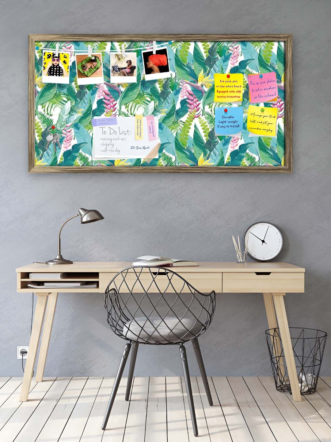 

ArtzFolio Wooden Notice Pin Board, Multi