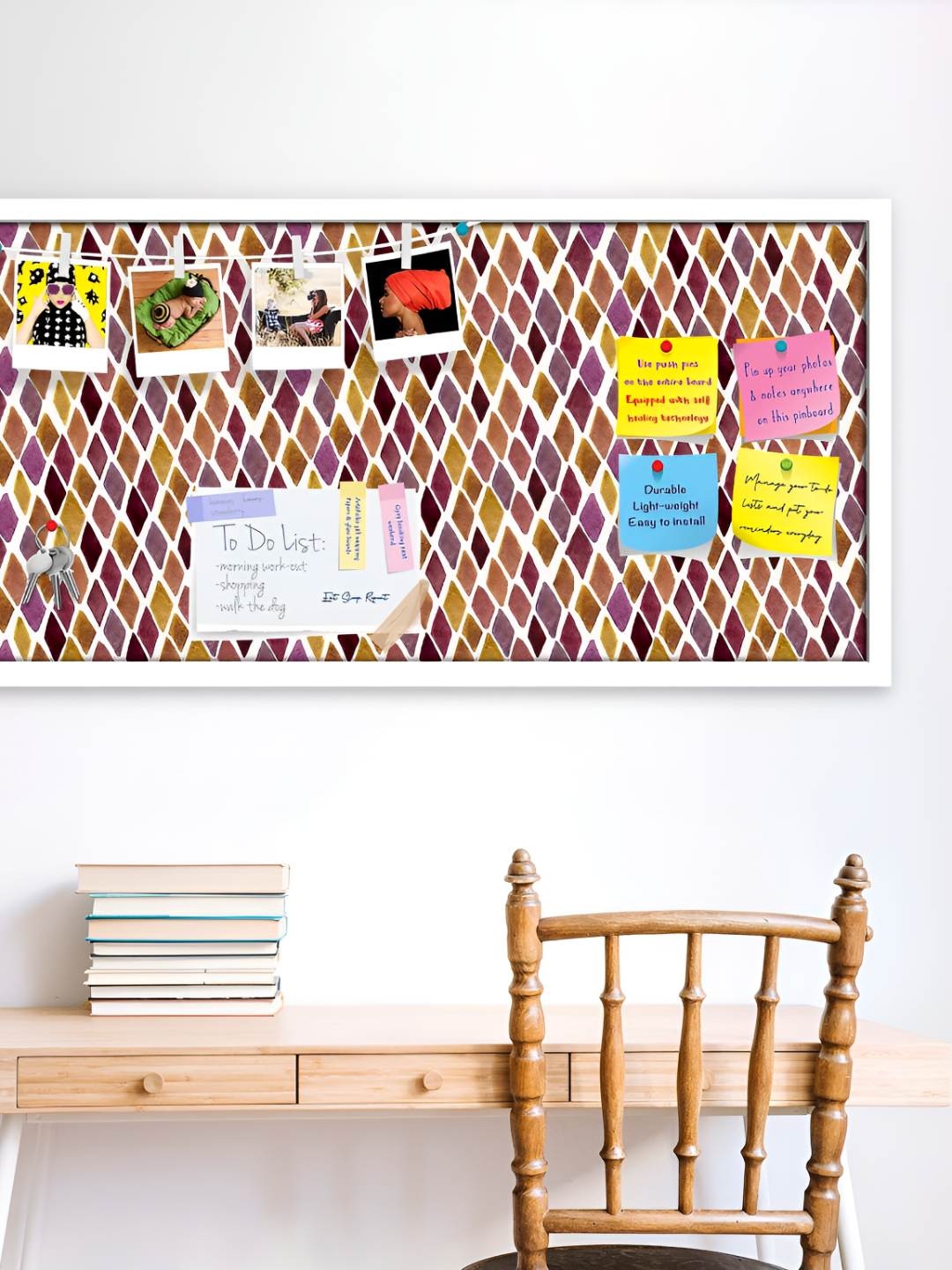

ArtzFolio Wooden Notice Pin Board, Multi