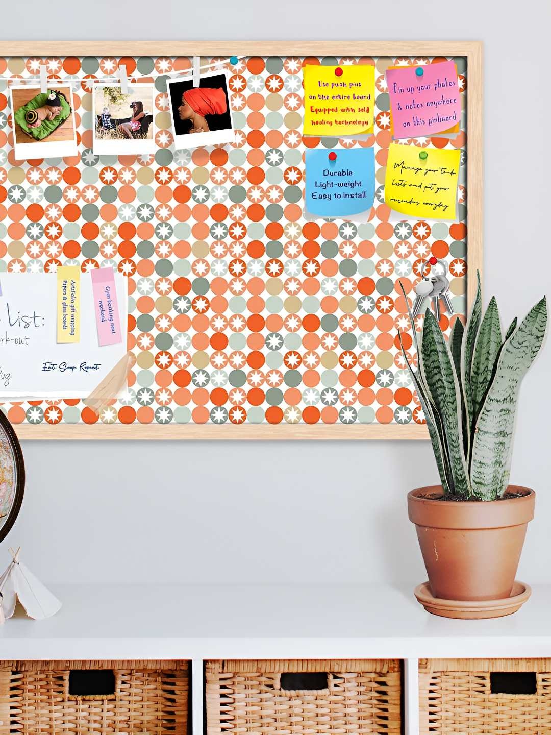 

ArtzFolio Wooden Notice Pin Board, Multi