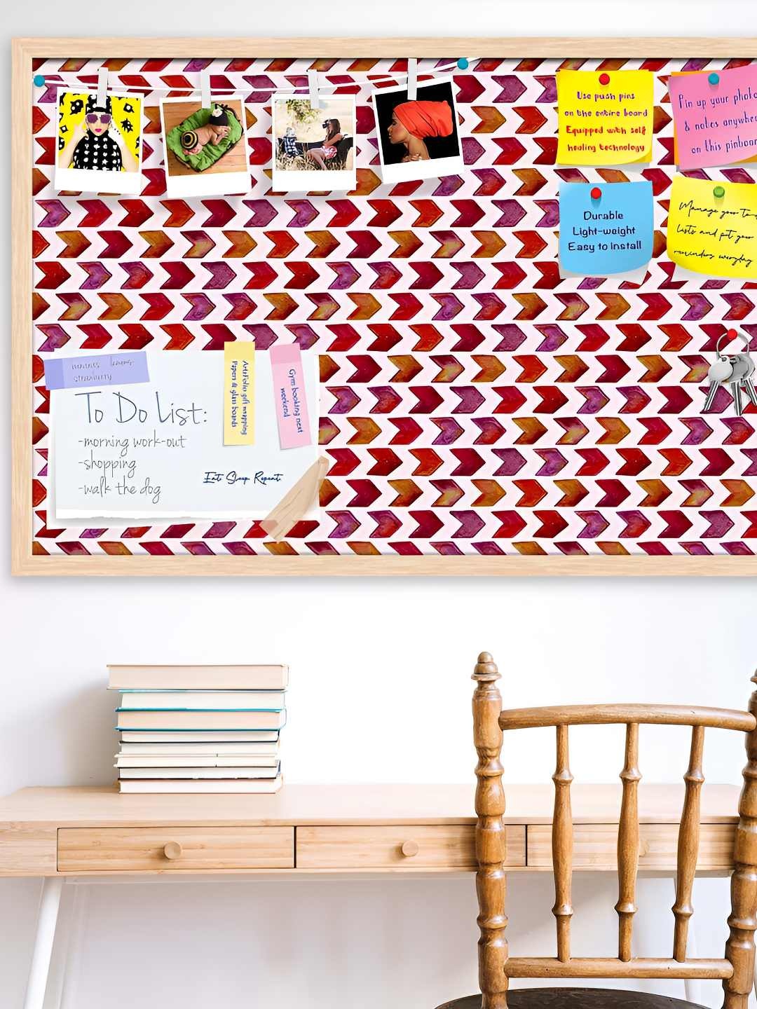 

ArtzFolio Wooden Notice Pin Board, Multi