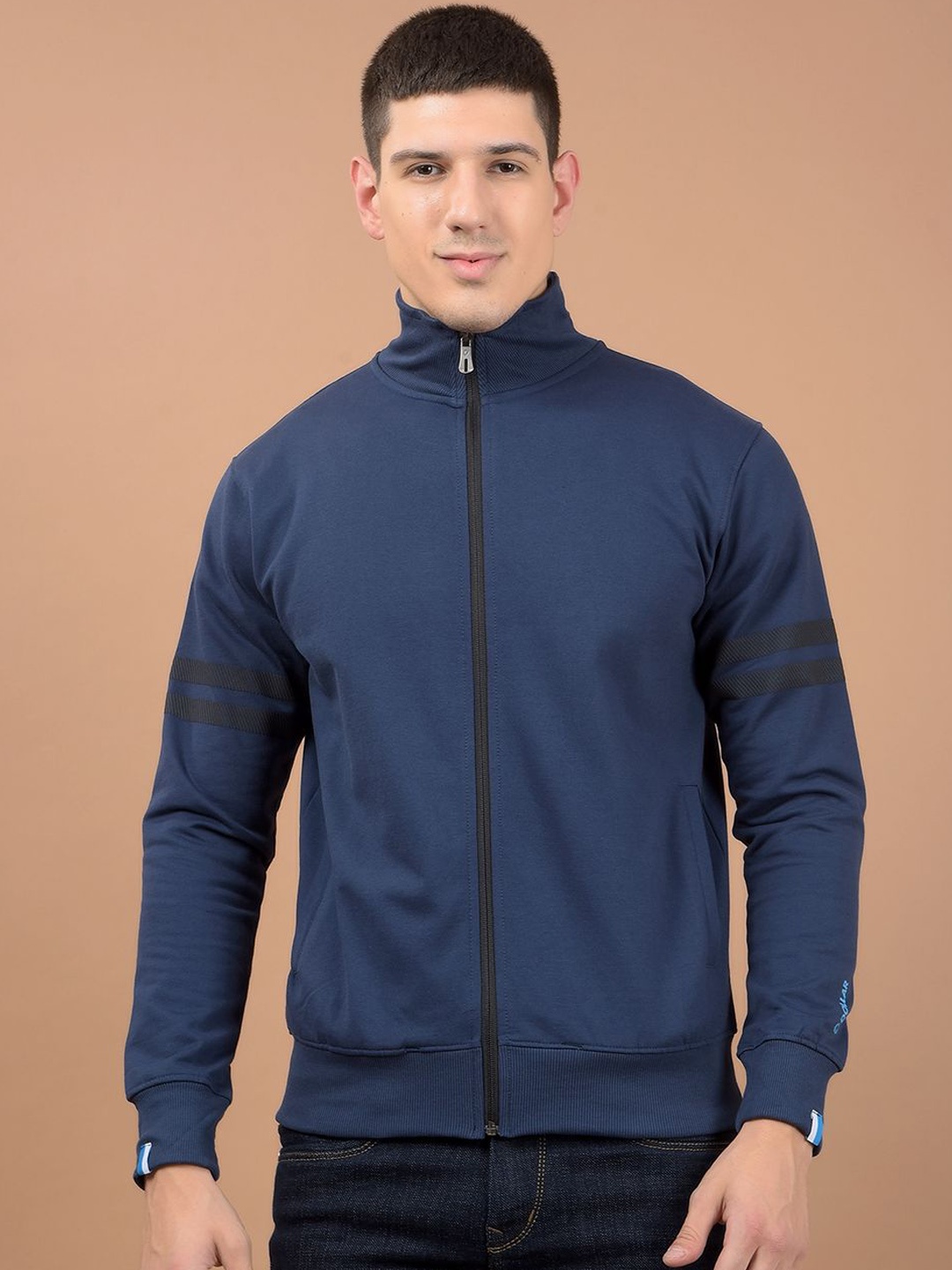 

Dollar Lightweight Open Front Jacket, Blue