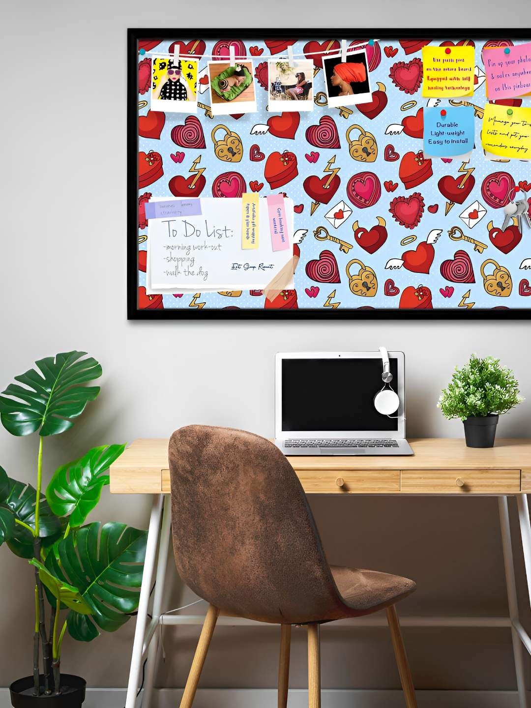 

ArtzFolio Wooden Notice Pin Board, Multi