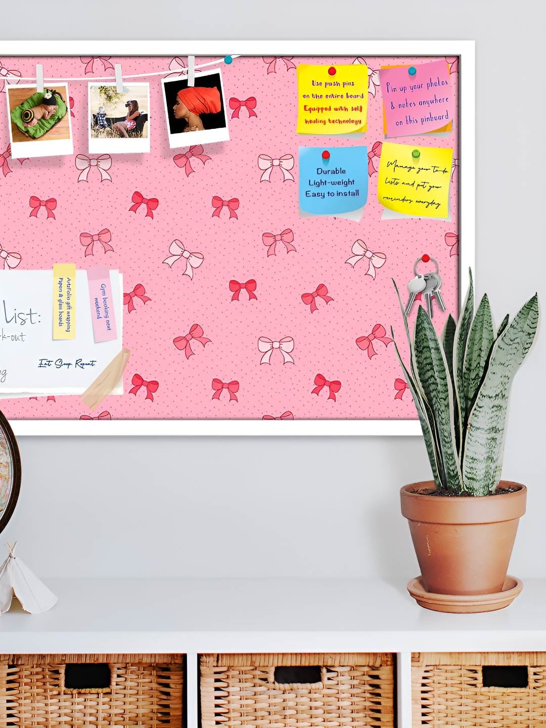 

ArtzFolio Wooden Notice Pin Board, Multi