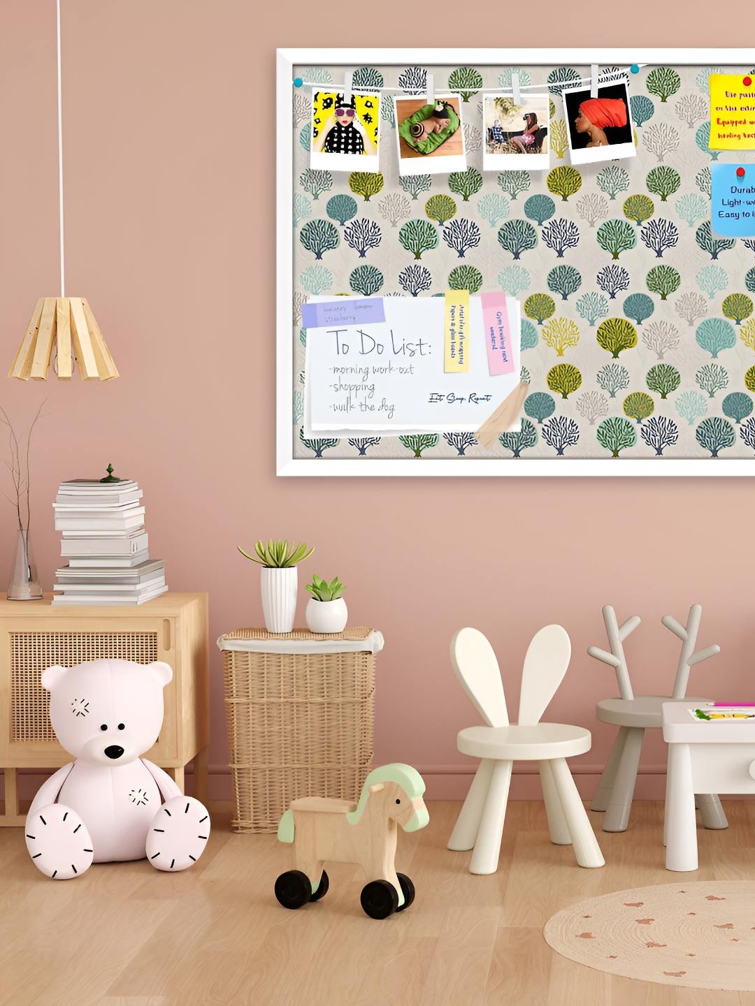 

ArtzFolio Wooden Notice Pin Board, Multi