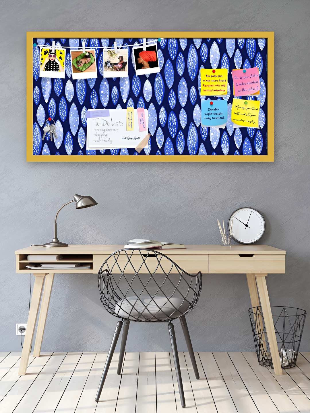 

ArtzFolio Wooden Notice Pin Board, Multi