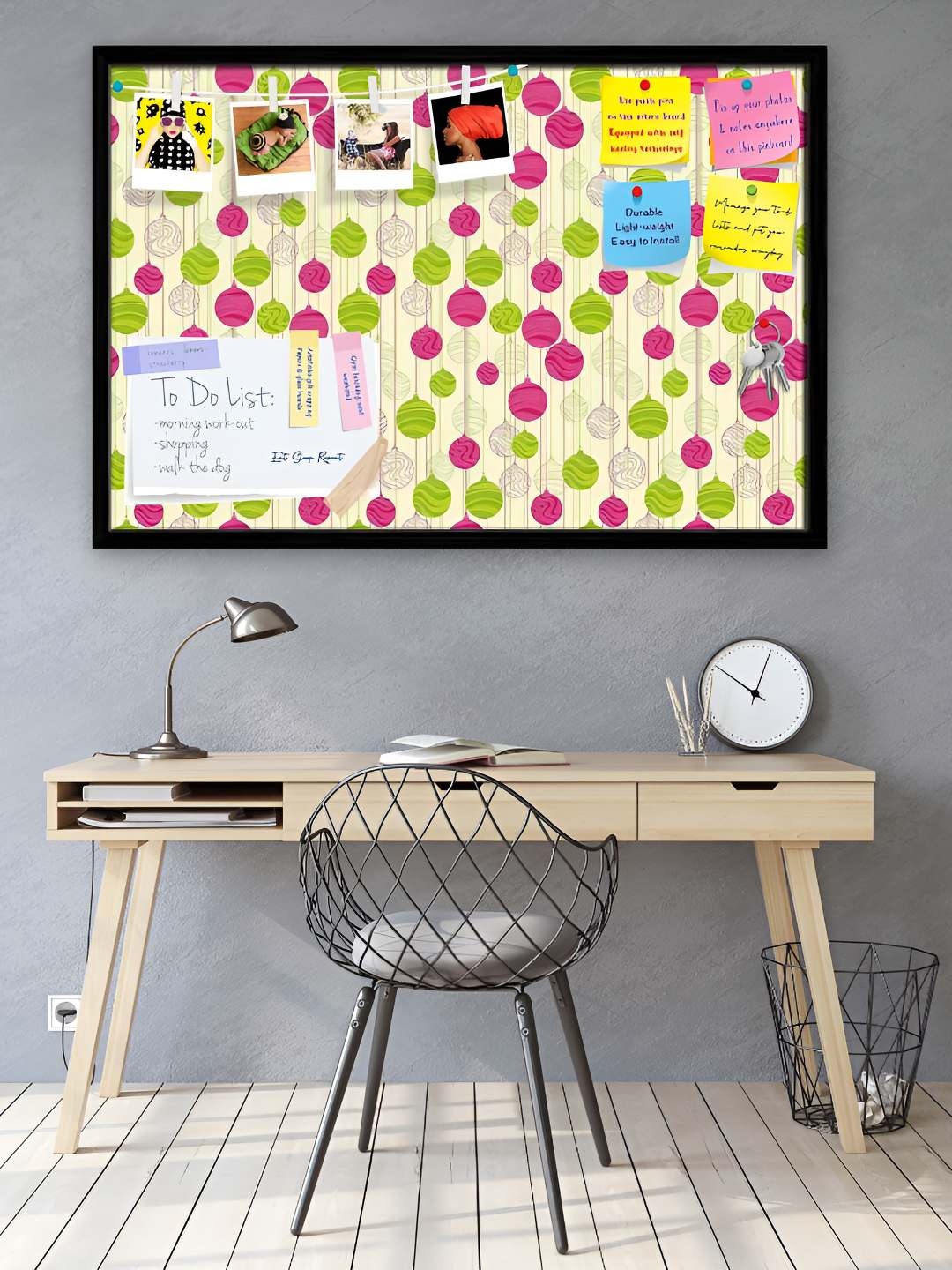 

ArtzFolio Wooden Notice Pin Board, Multi