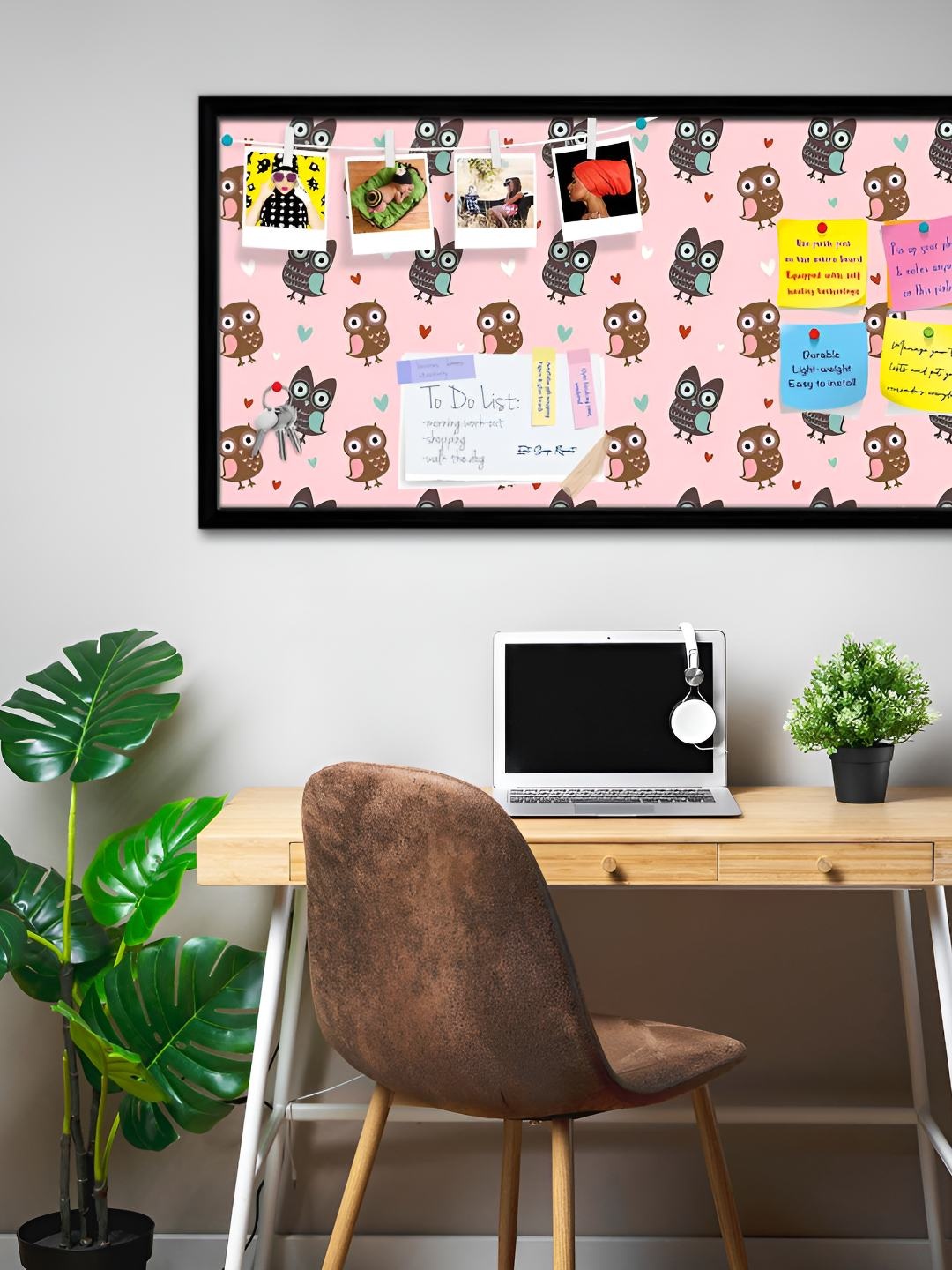 

ArtzFolio Wooden Notice Pin Board, Multi