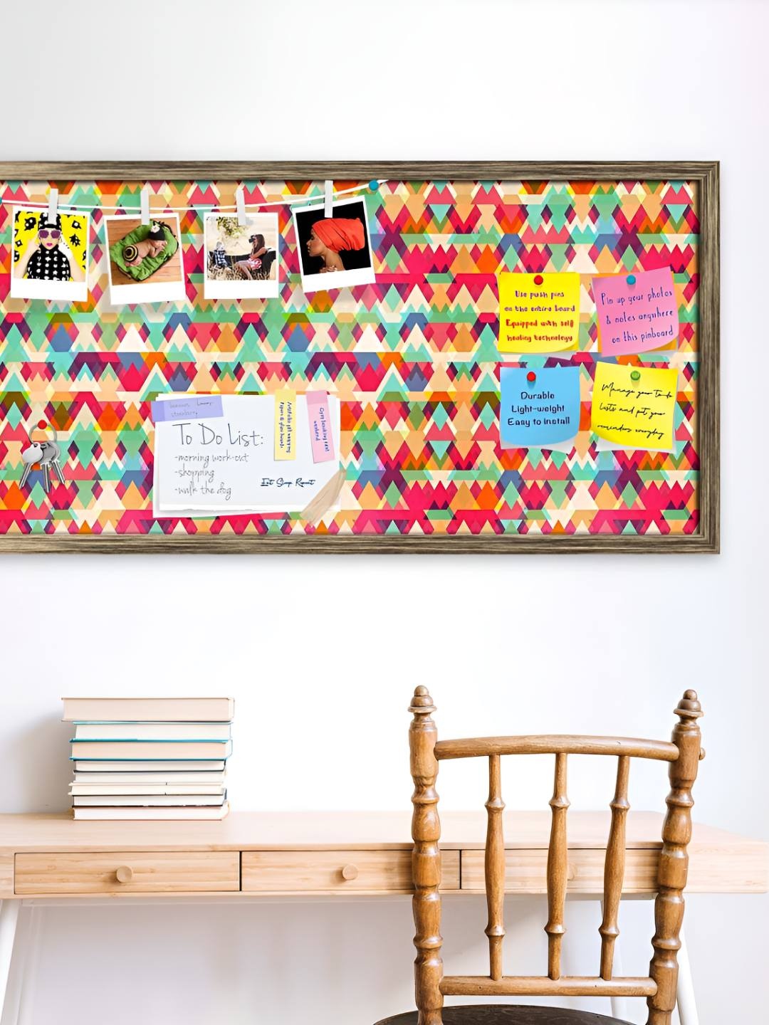 

ArtzFolio Wooden Notice Pin Board, Multi