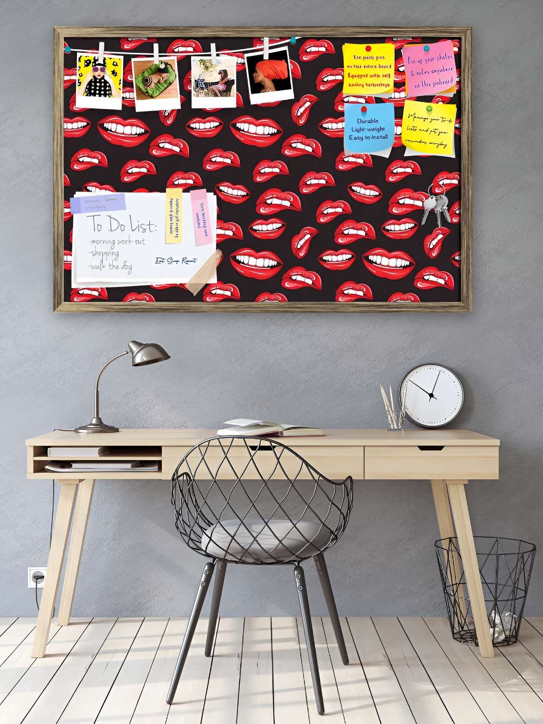 

ArtzFolio Wooden Notice Pin Board, Multi