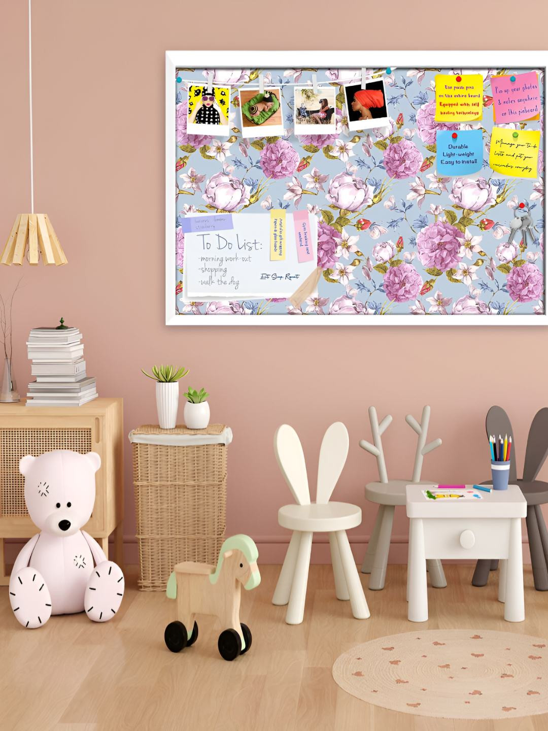 

ArtzFolio Wooden Notice Pin Board, Multi