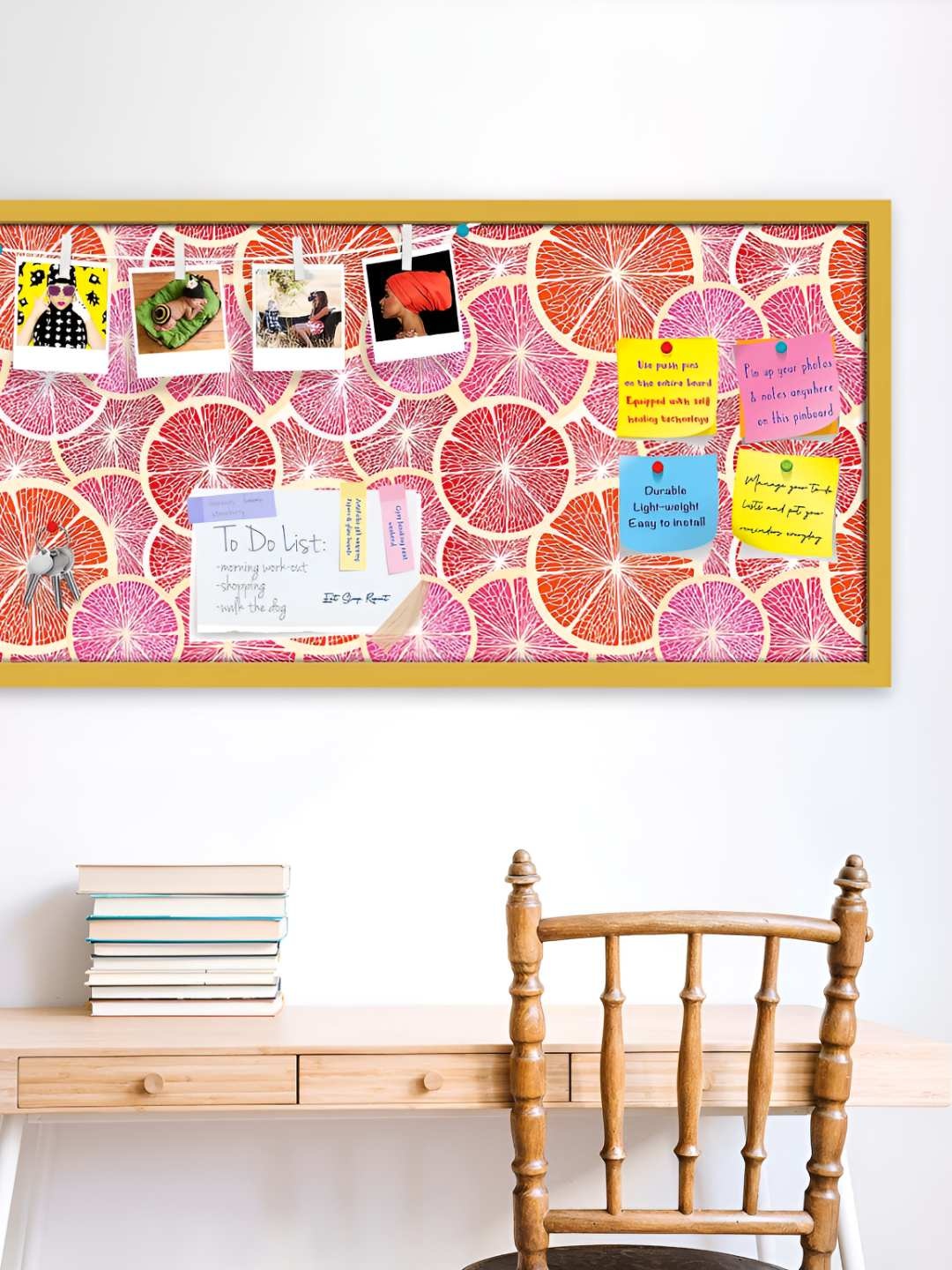 

ArtzFolio Wooden Notice Pin Board, Multi