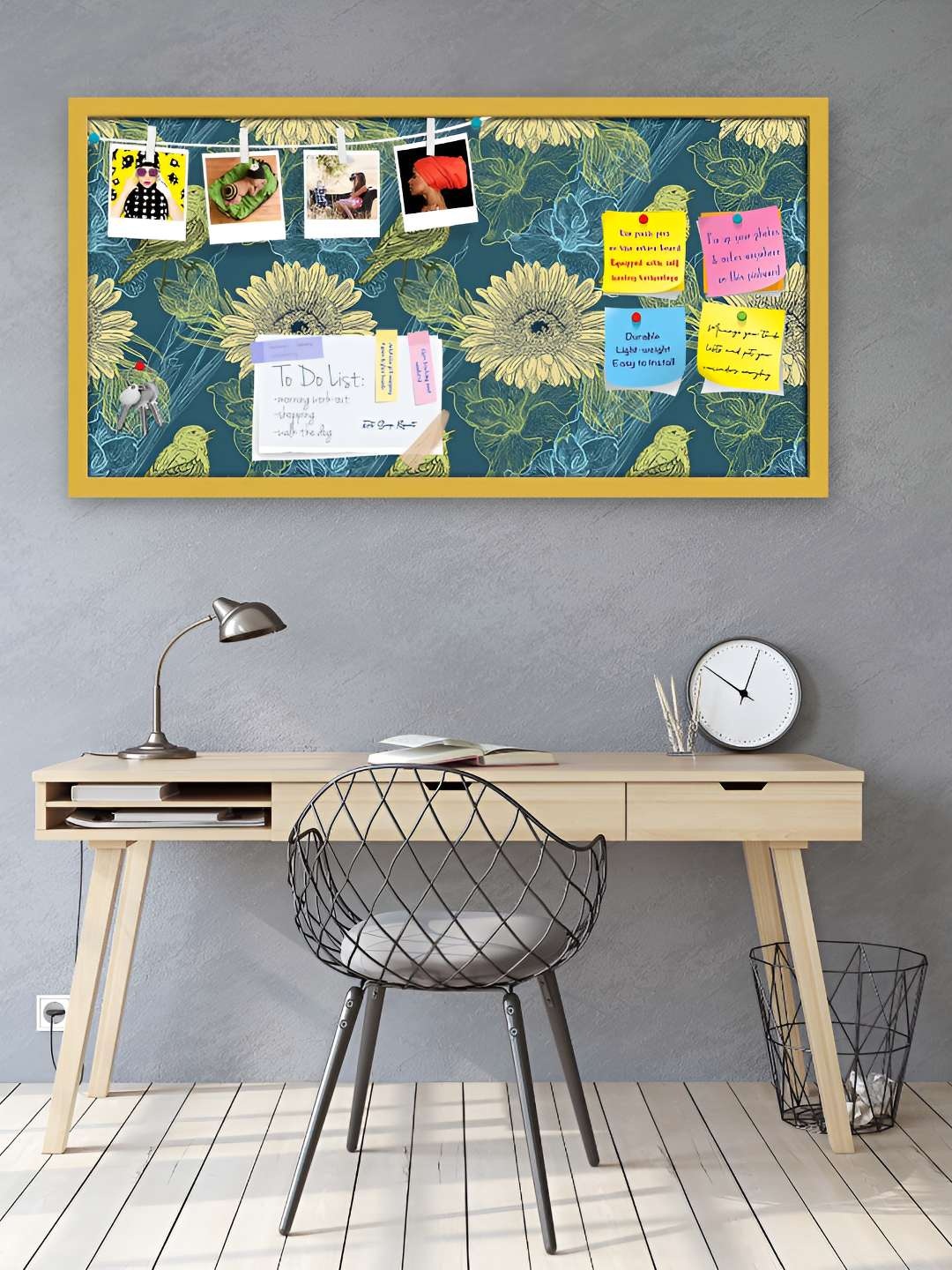 

ArtzFolio Wooden Notice Pin Board, Multi