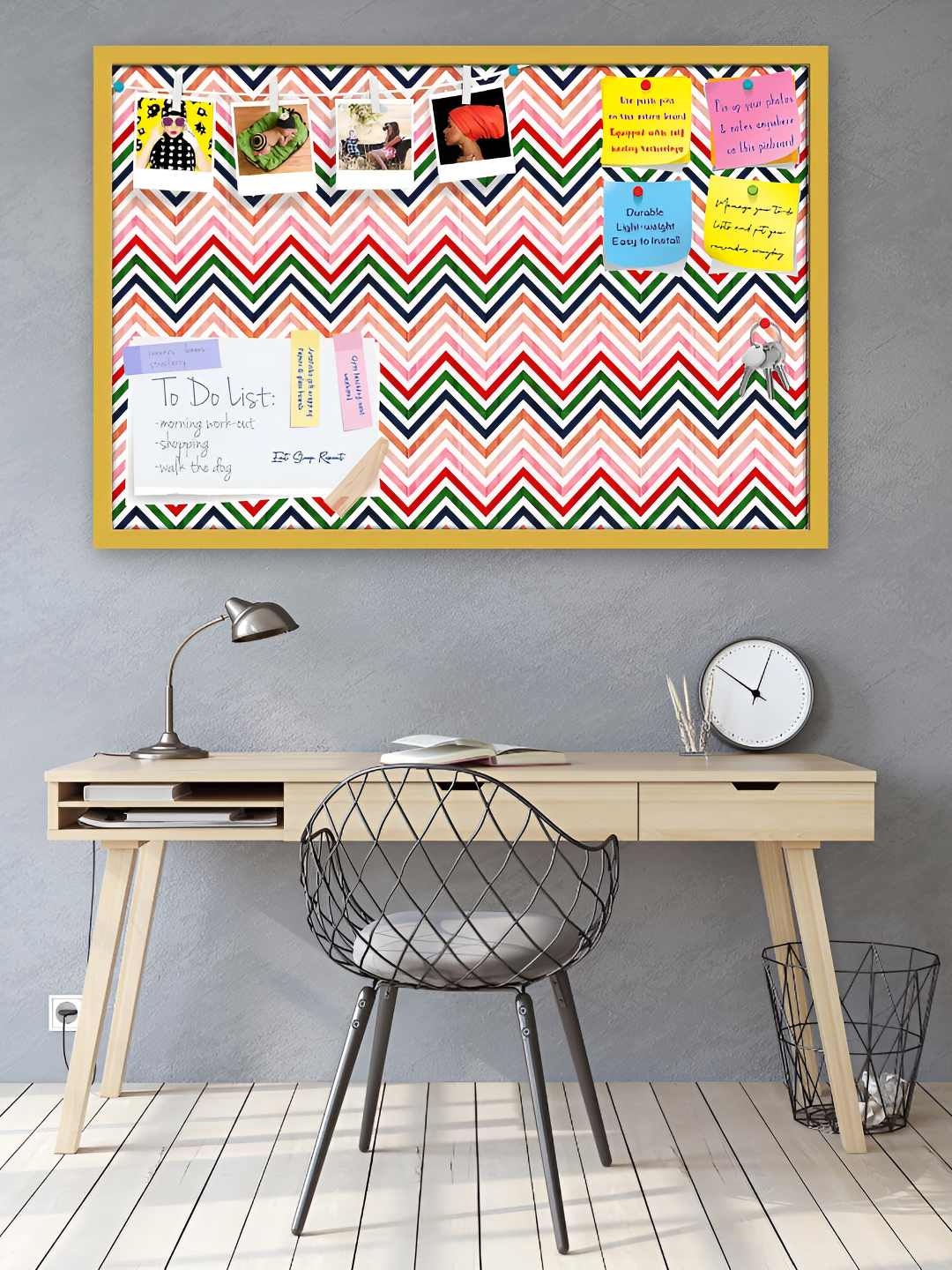 

ArtzFolio Wooden Notice Pin Board, Multi