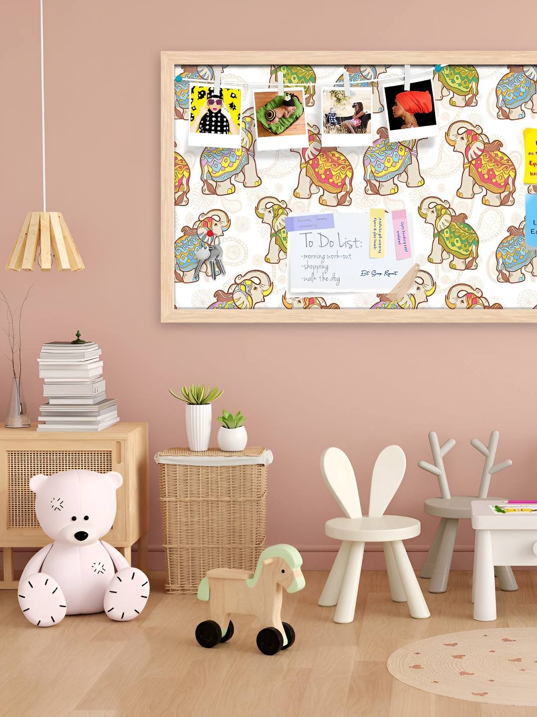 

ArtzFolio Wooden Notice Pin Board, Multi