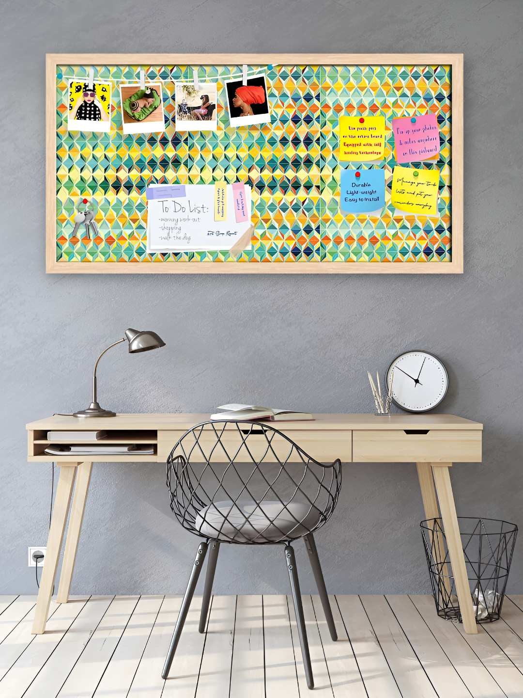 

ArtzFolio Wooden Notice Pin Board, Multi