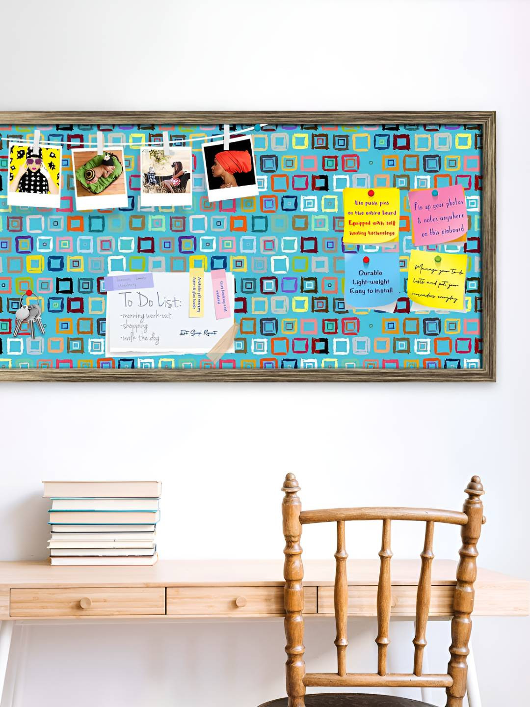 

ArtzFolio Wooden Notice Pin Board, Multi