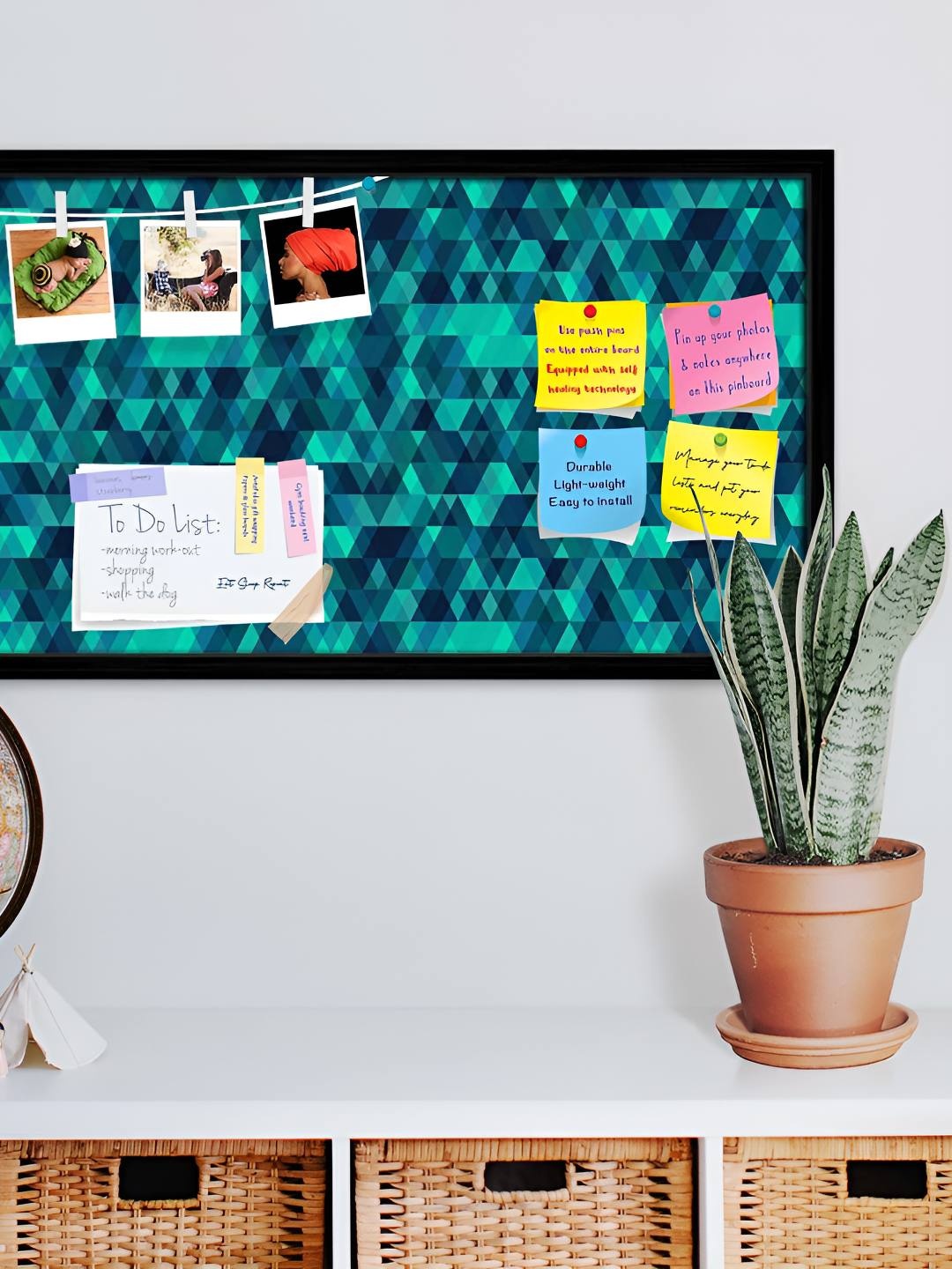 

ArtzFolio Wooden Notice Pin Board, Multi