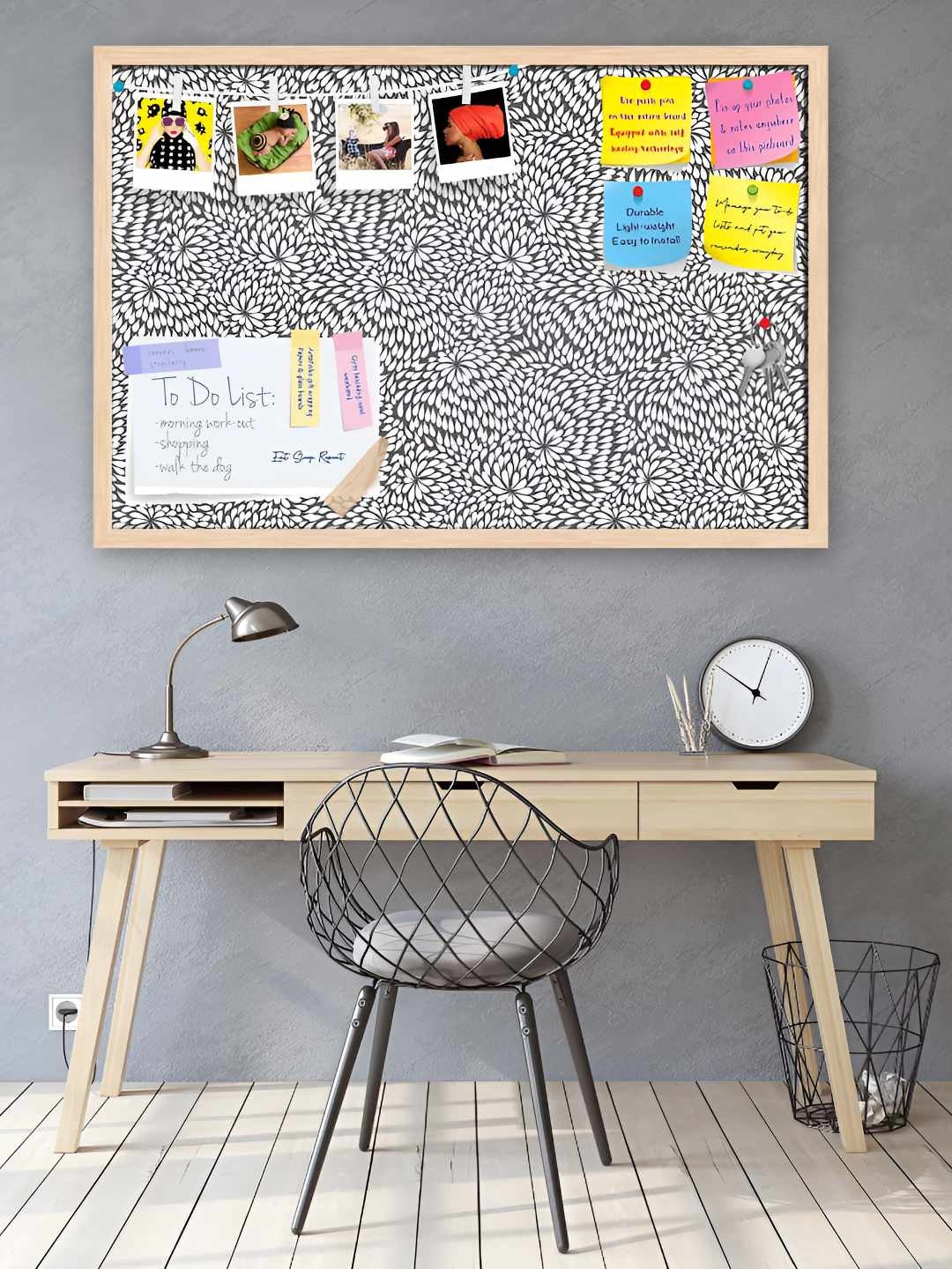 

ArtzFolio Wooden Notice Pin Board, Multi