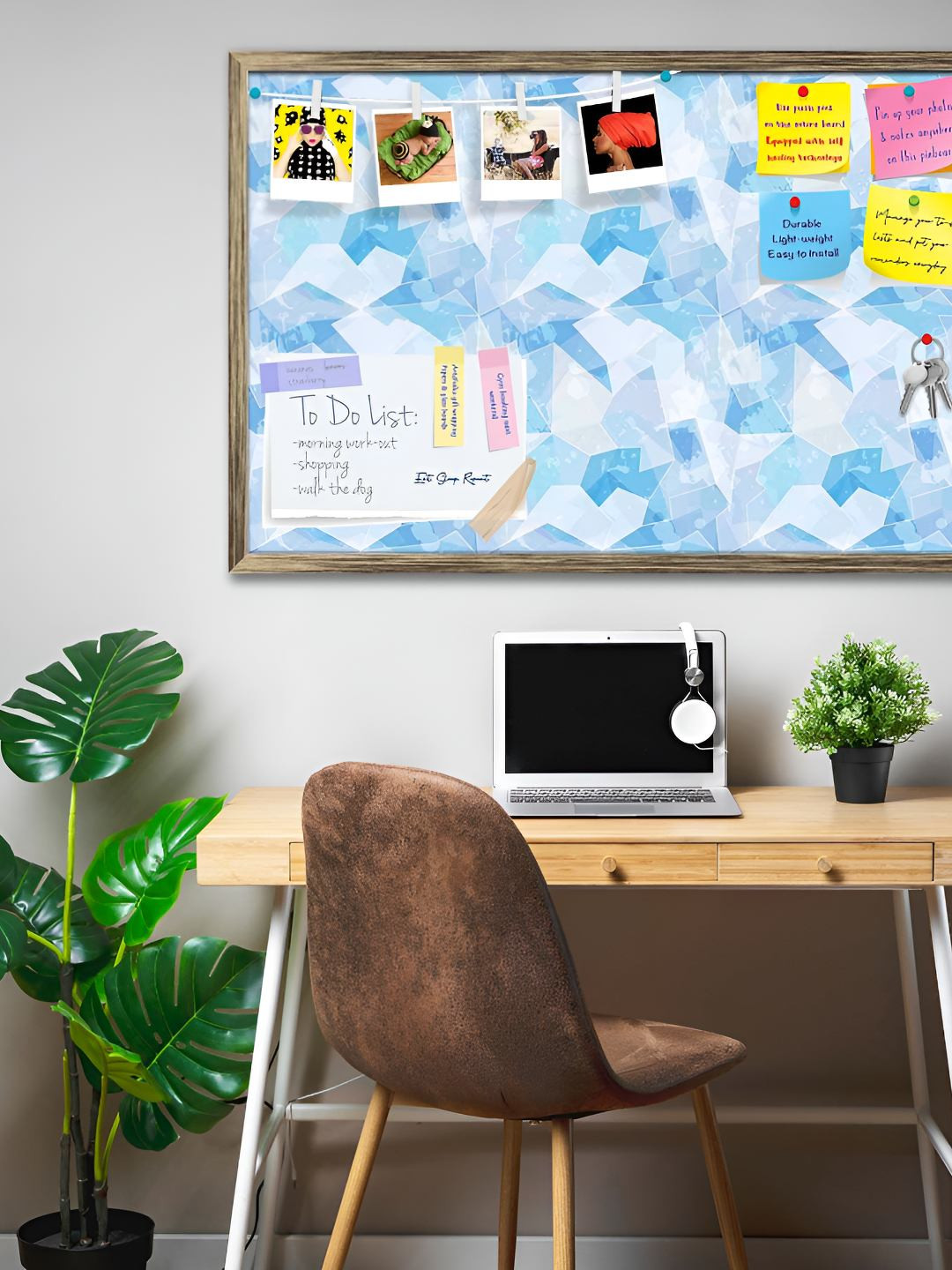 

ArtzFolio Wooden Notice Pin Board, Multi