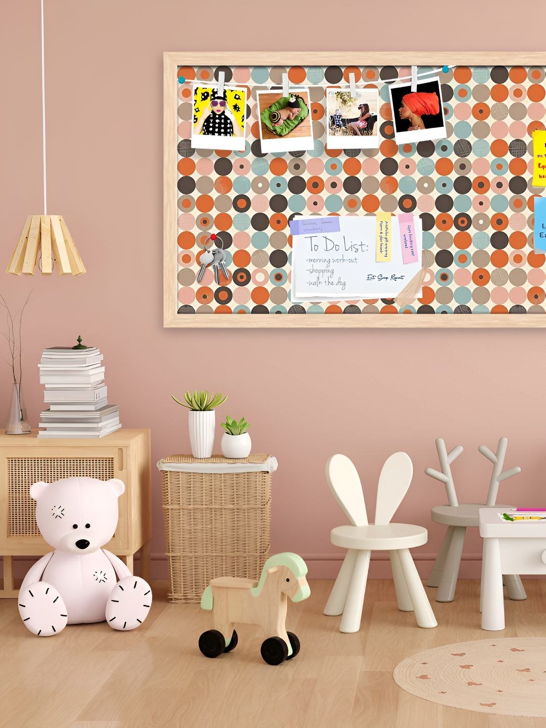 

ArtzFolio Wooden Notice Pin Board, Multi
