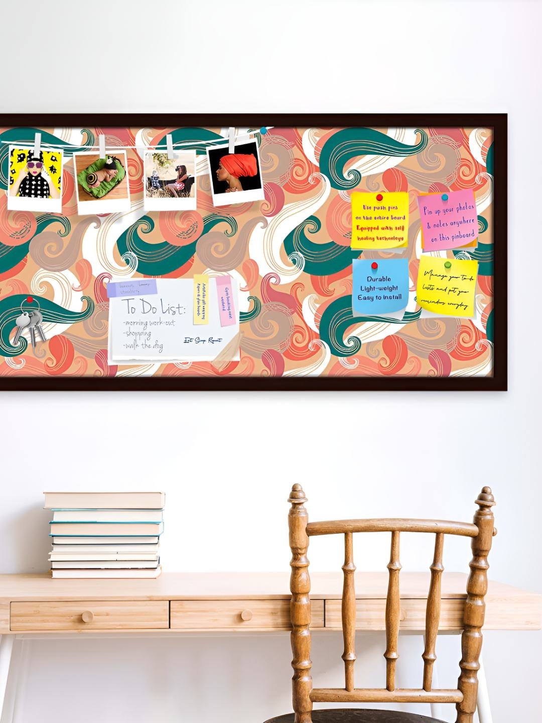 

ArtzFolio Wooden Notice Pin Board, Multi